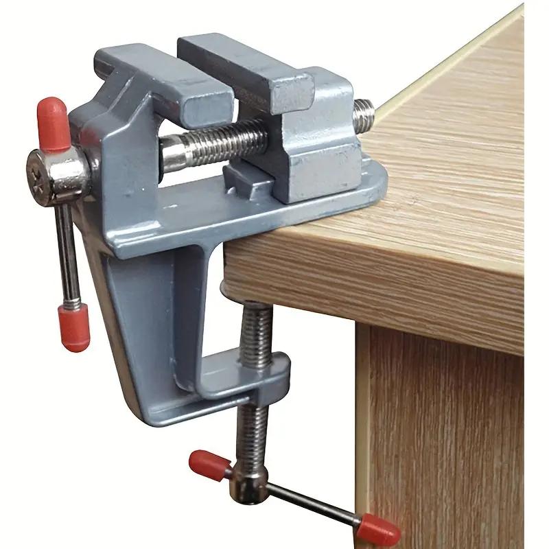 Diy Electronics Table - Sturdy Mini Aluminum Bench Vise: Adjustable
