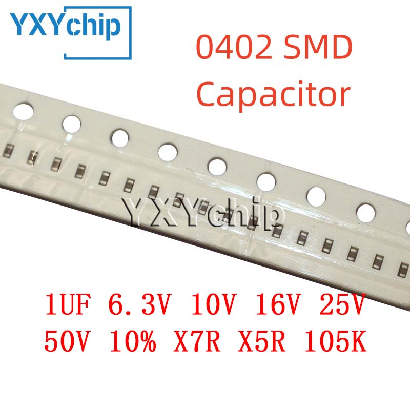 Capacitor Kit Assortment - 100PCS 0402 SMD Chip Multilayer Ceramic