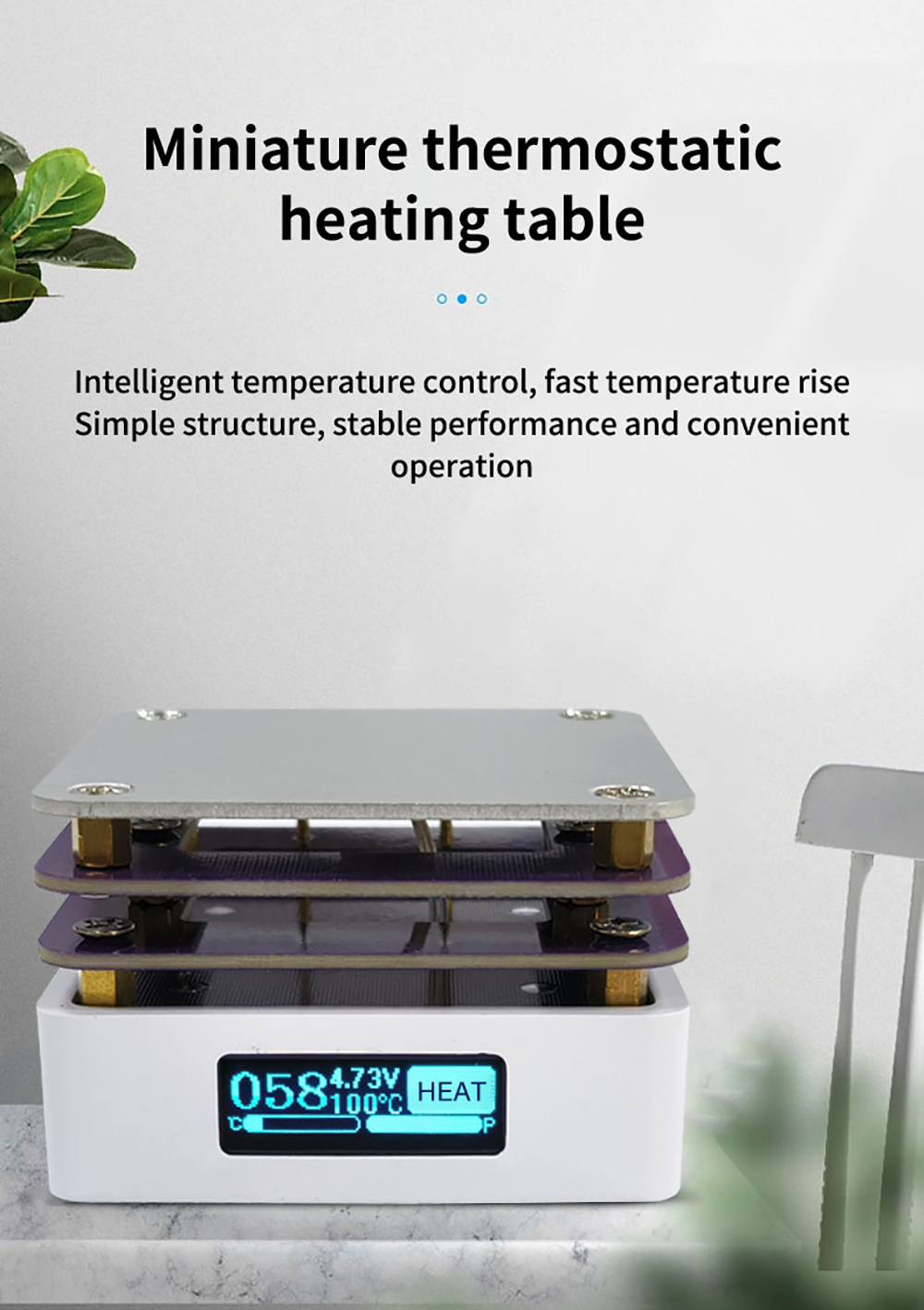 Smd Solder Paste - G3061 PD65W Mini Hot Plate Digital