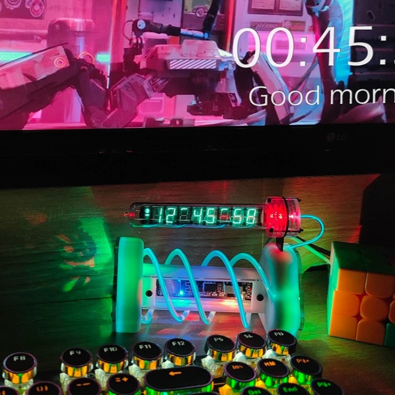 Room Design Clock Bedside Tabl - Diy Electronics Table reseña y precio