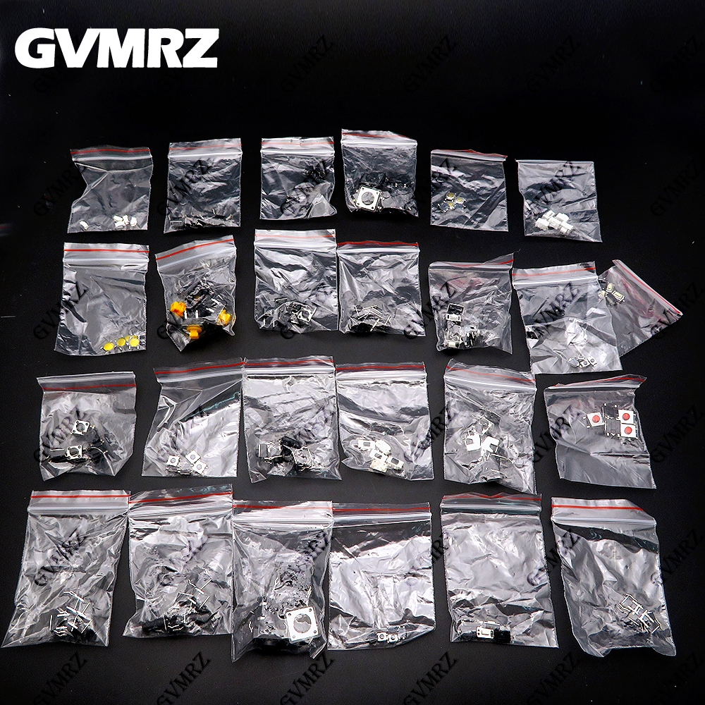 125PCS 25Values Assorted Push  - Diy Electronics Com reseña y precio