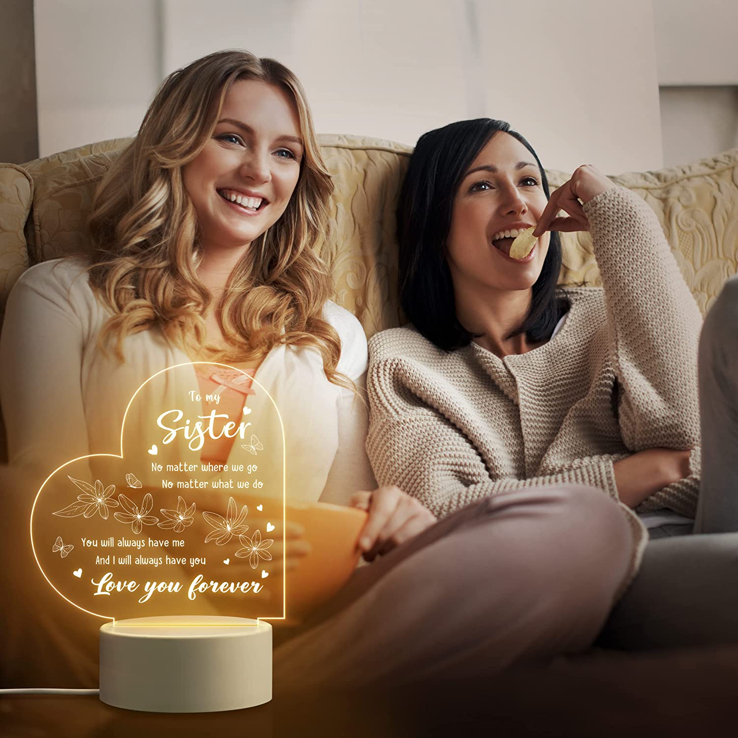 To My Sister NEW  Night Light  - Diy Electronics News reseña y precio