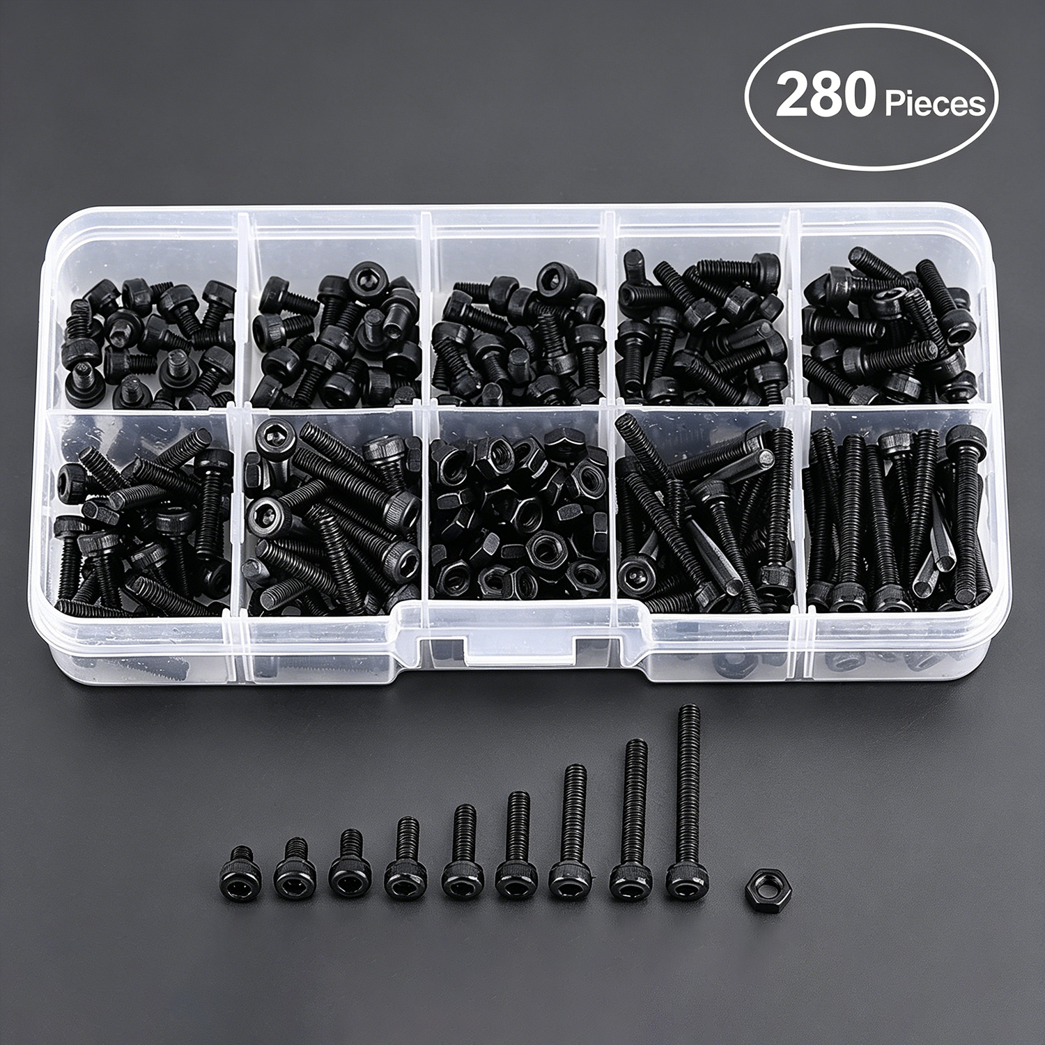 M3 Black Hex Socket Head Cap S - Diy Electronics Com reseña y precio