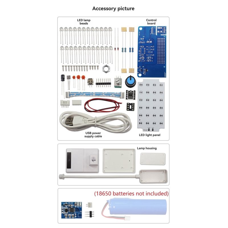 AYHF NE555 PWM Circuit LED Dim - Diy Electronics Table reseña y precio