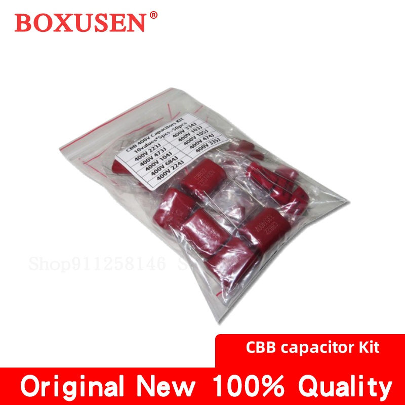 10value*5PCS=50PCS 400V 10nF ~ - Capacitor Kit Assortment reseña y precio