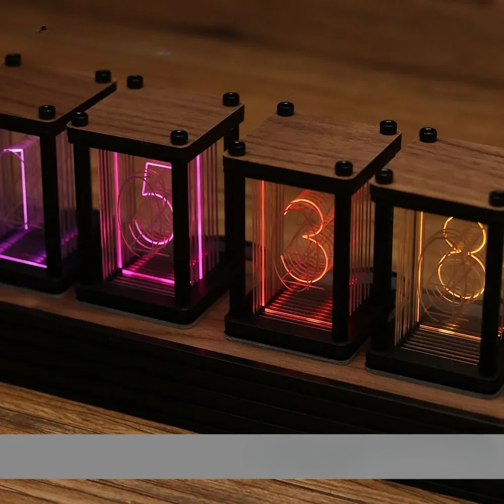 RGB Nixie Tube Clock DIY Table - Diy Electronics Table reseña y precio