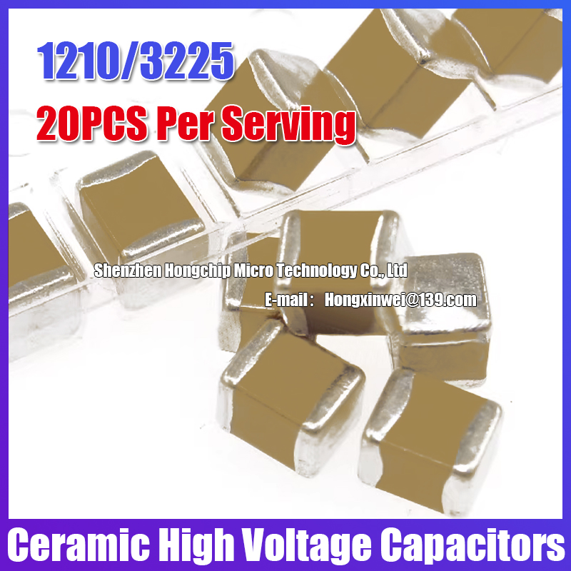 20PCS 1210 10% X7R SMD Ceramic - Capacitor Kit Assortment reseña y precio
