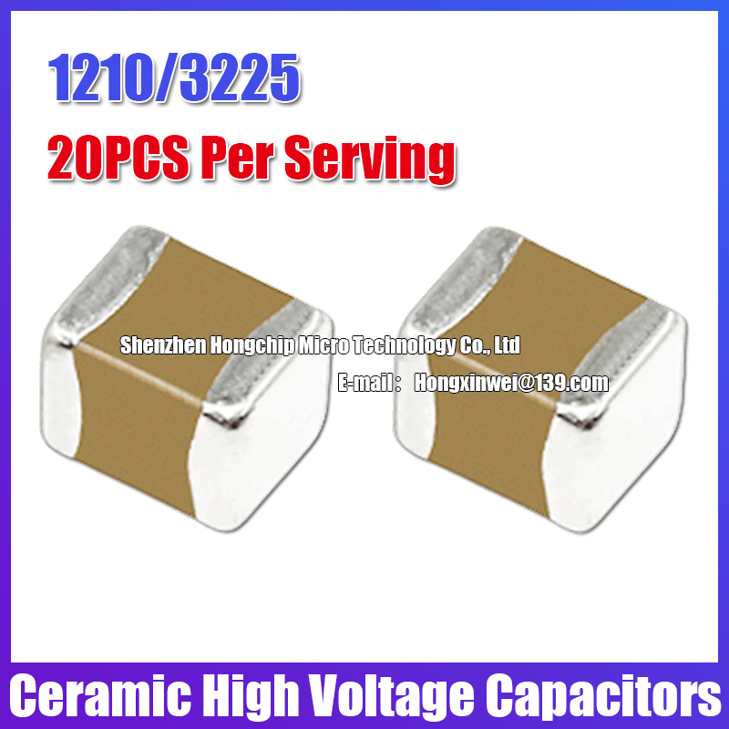 20PCS 1210 10% X7R SMD Ceramic - Capacitor Kit Assortment reseña y precio