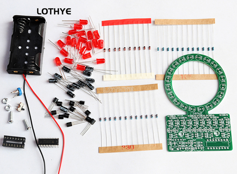 DIY Kit LED Gradient Ring Wate - Diy Electronics Com reseña y precio