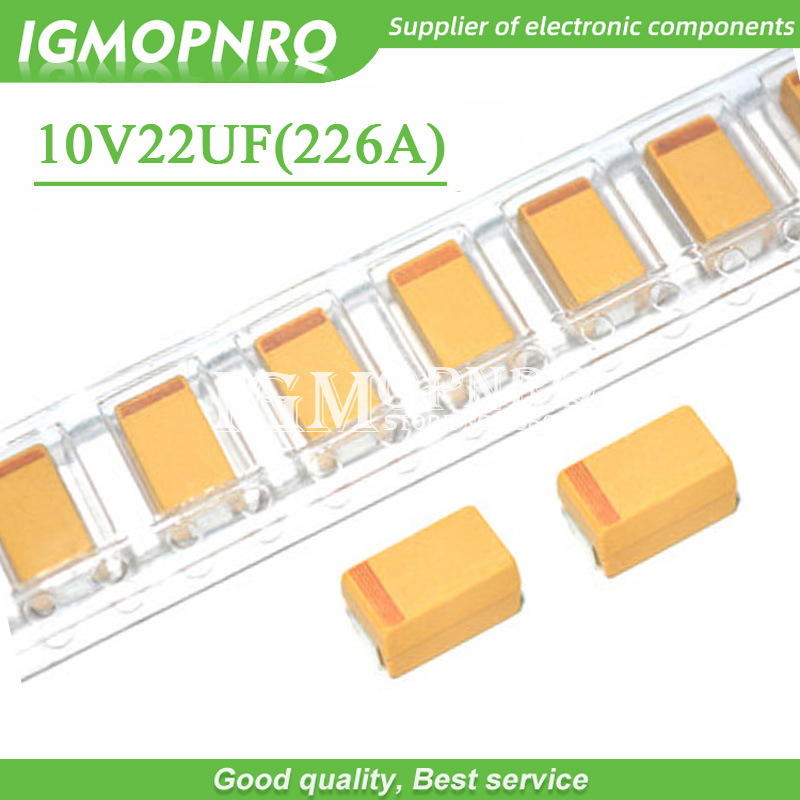 20pcs A 3216 22uF 10V 226A SMD - Capacitor Kit Assortment reseña y precio
