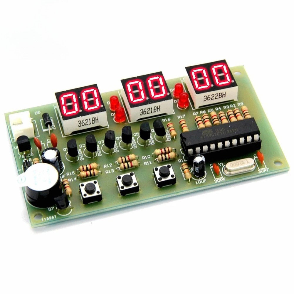 12V Digital Clock DIY Kit Alar - Useful Diy Electronics Projects reseña y precio