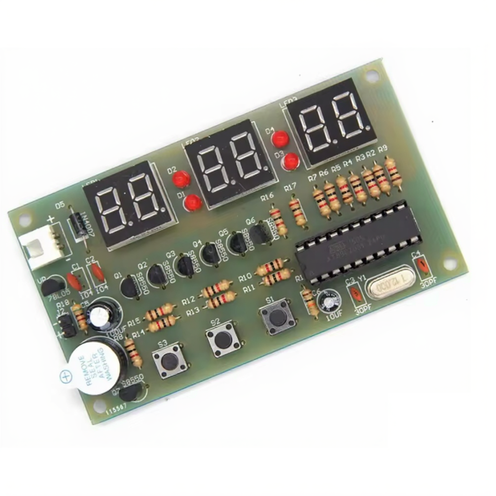 12V Digital Clock DIY Kit Alar - Useful Diy Electronics Projects reseña y precio