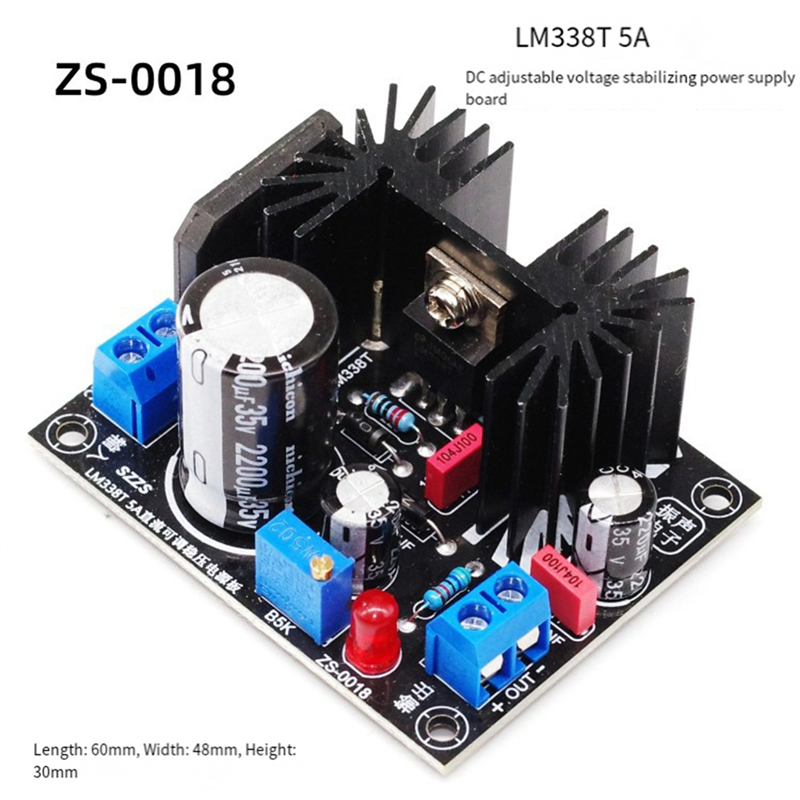 A13E-LM338 5A Output Filament  - Diy Electronics Com reseña y precio