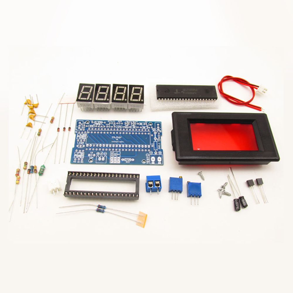 ICL7107 Voltmeter DIY Kit Part - Diy Home Electronics Projects reseña y precio