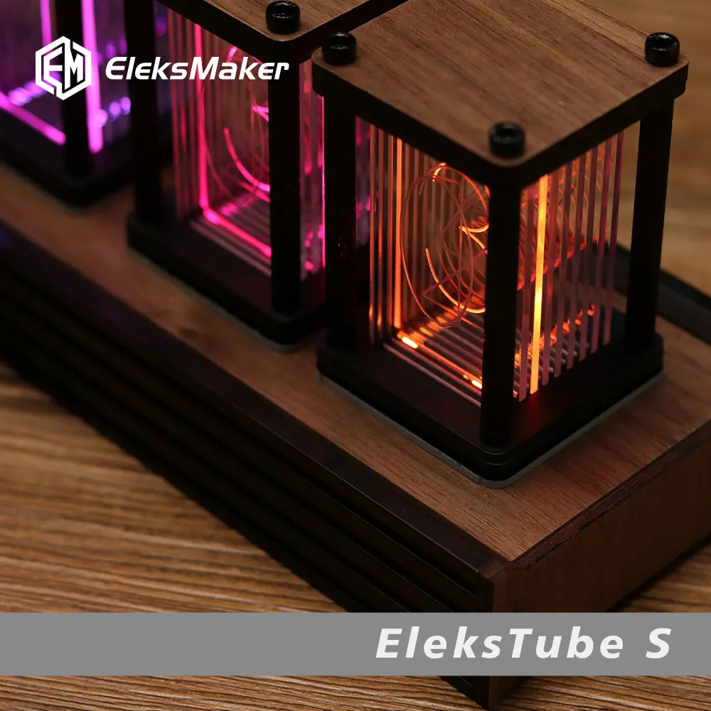 RGB Nixie Tube Clock DIY Table - Diy Electronics Ideas reseña y precio