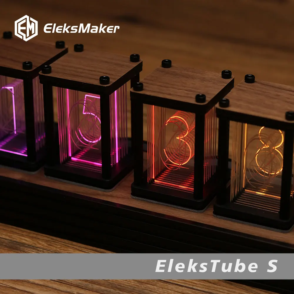 RGB Nixie Tube Clock DIY Table - Diy Electronics Ideas reseña y precio