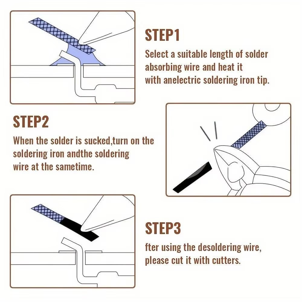 4.0mm Width Desoldering Braid  - Diy Electronics Wire reseña y precio