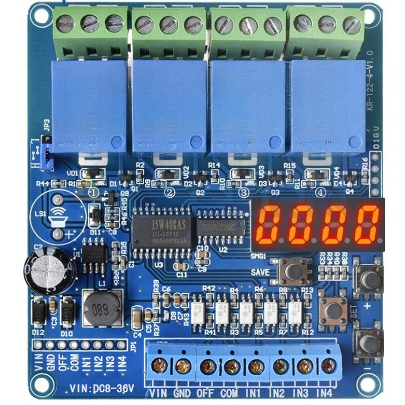 4 Channel Multifunction Relay  - Useful Diy Electronics Projects reseña y precio