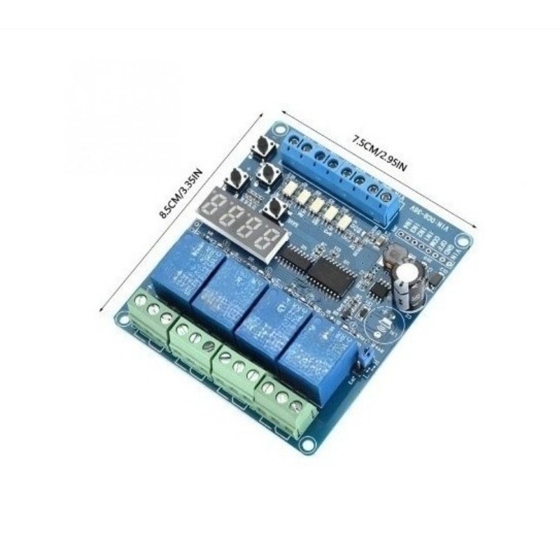 4 Channel Multifunction Relay  - Useful Diy Electronics Projects reseña y precio