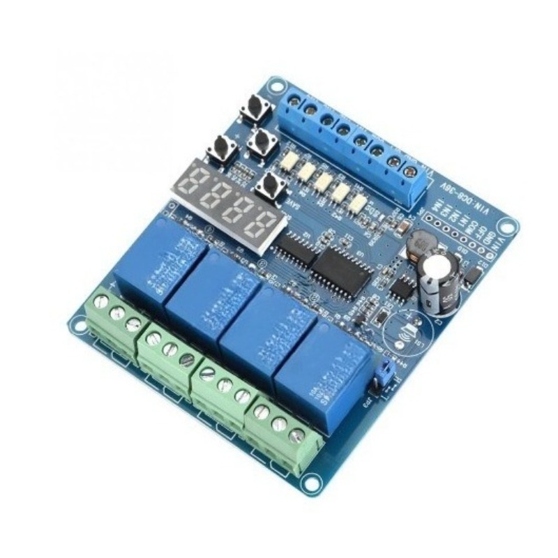 4 Channel Multifunction Relay  - Useful Diy Electronics Projects reseña y precio