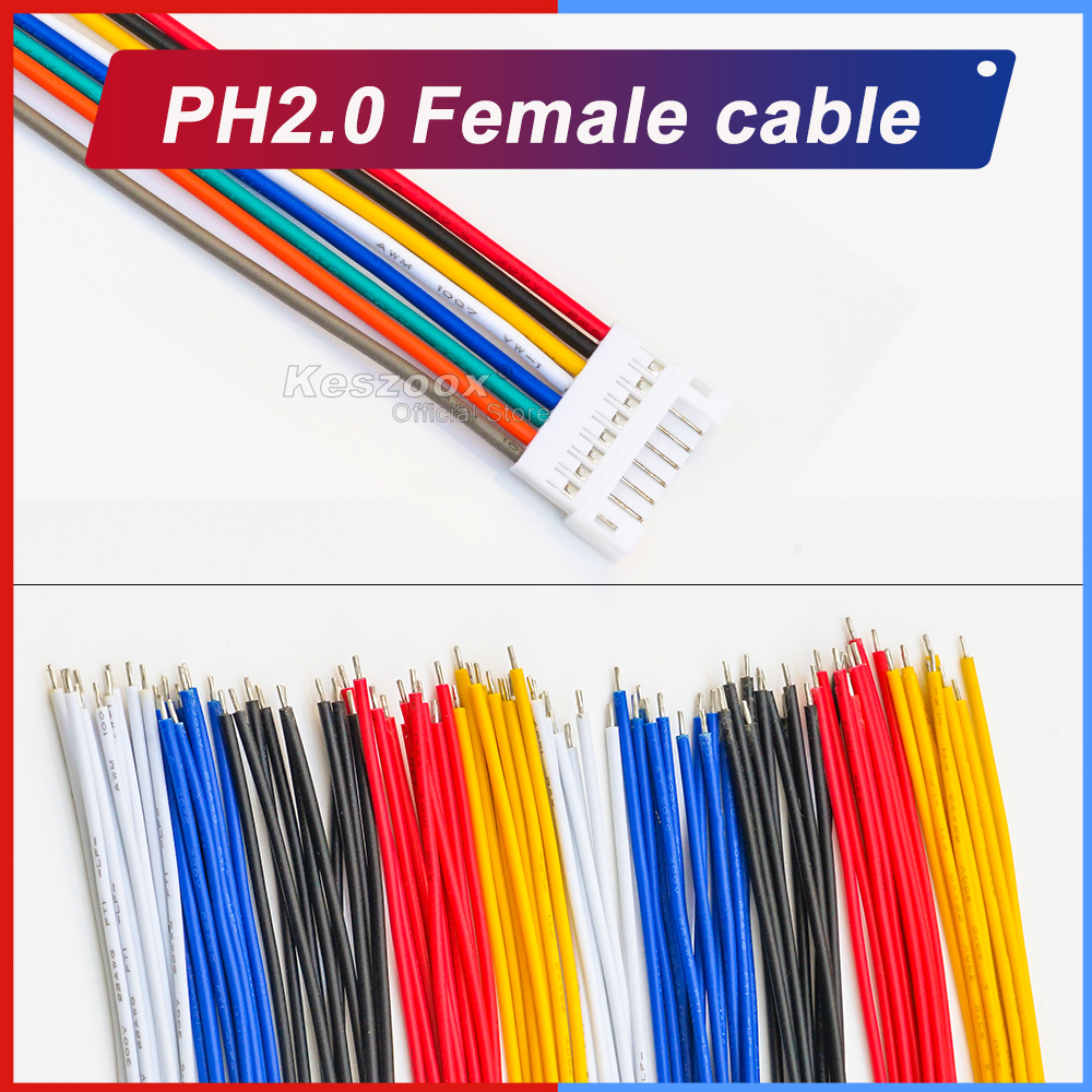 Keszoox JST PH2.0 Extension Wi - Diy Electronics Wire reseña y precio