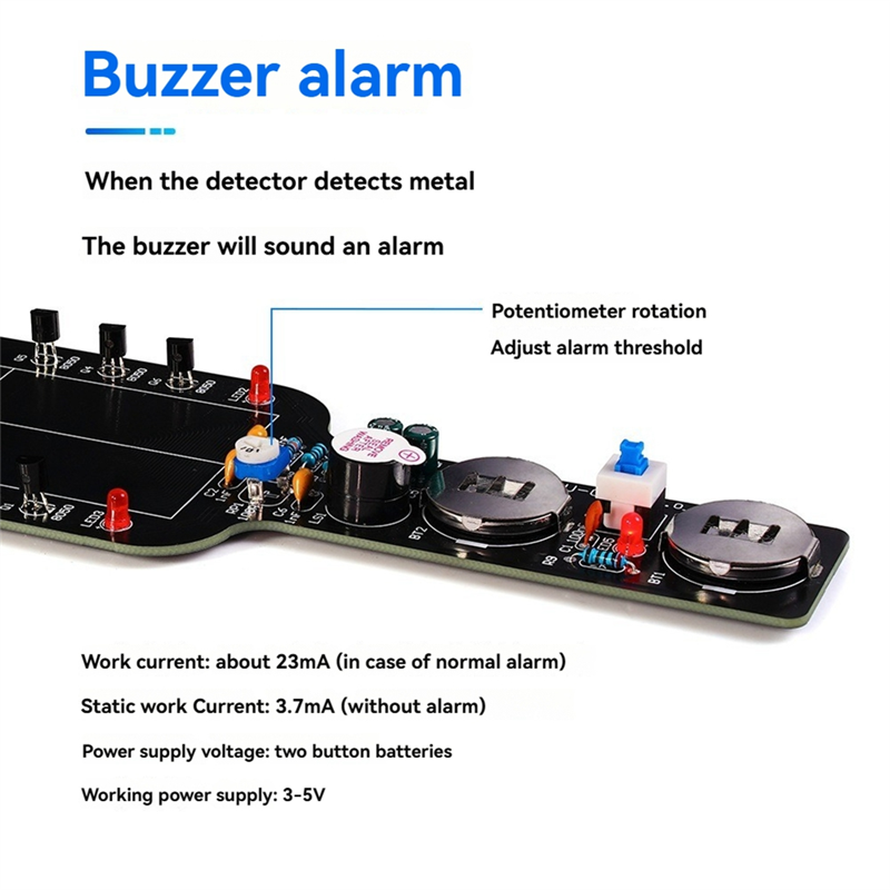 SQPP-DIY Metal Detector Electr - Diy Electronics Board reseña y precio
