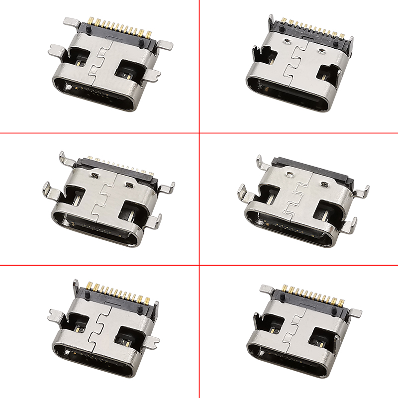 10Pcs USB Type C Female 16 Pin - Smd Solder Paste reseña y precio