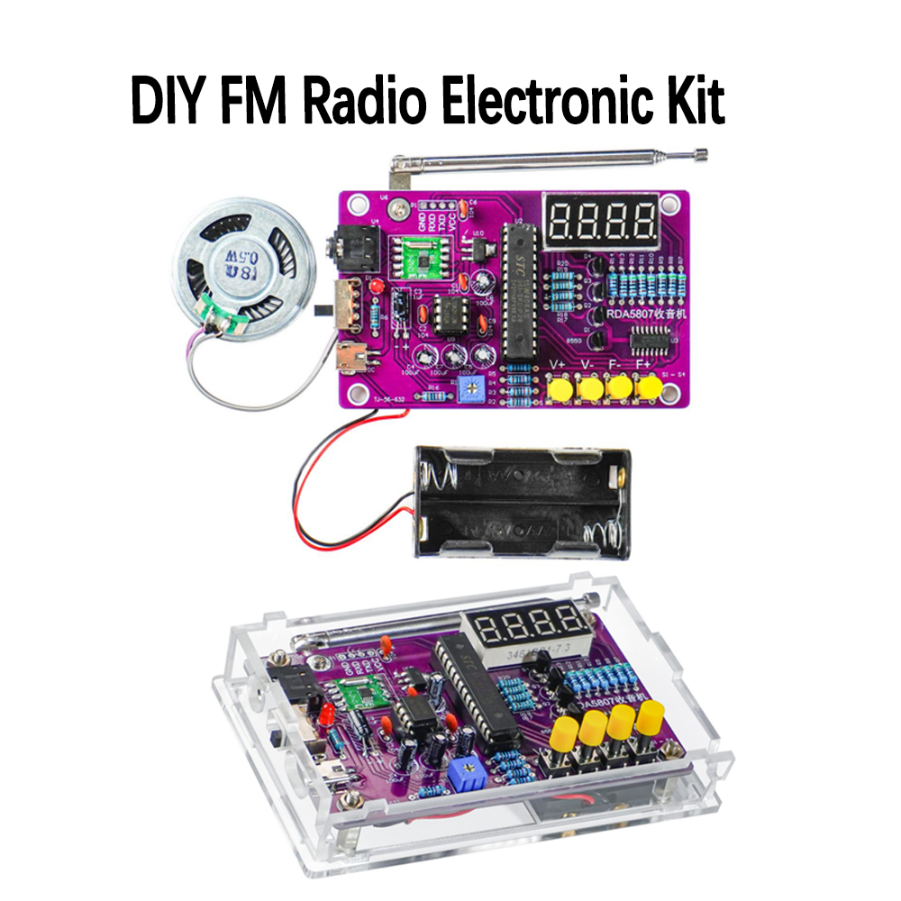 DIY FM Radio Electronic Kit 87 - Diy Electronics Com reseña y precio