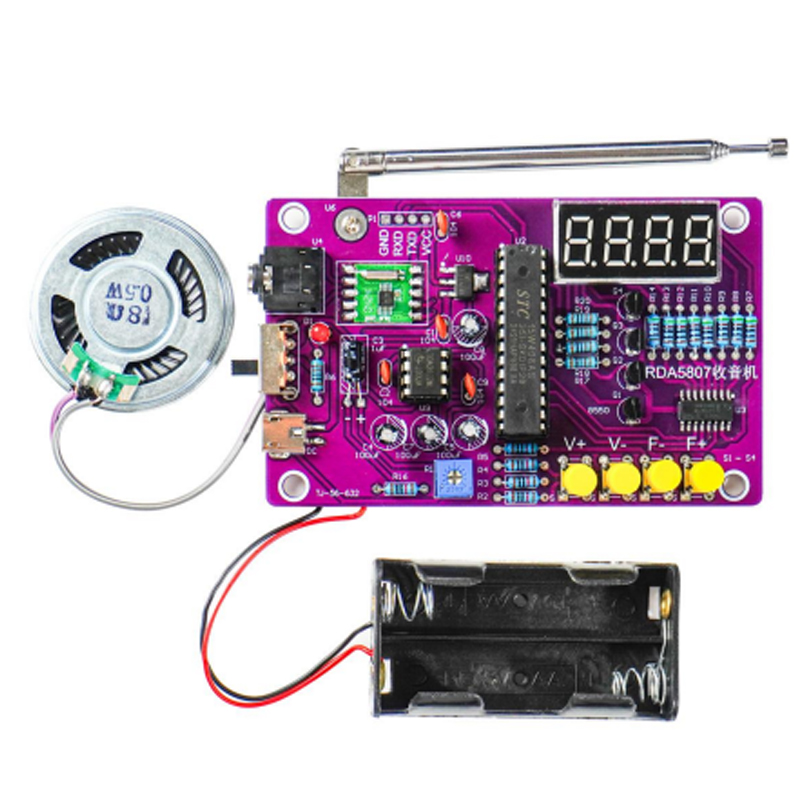 DIY FM Radio Electronic Kit 87 - Diy Electronics Com reseña y precio