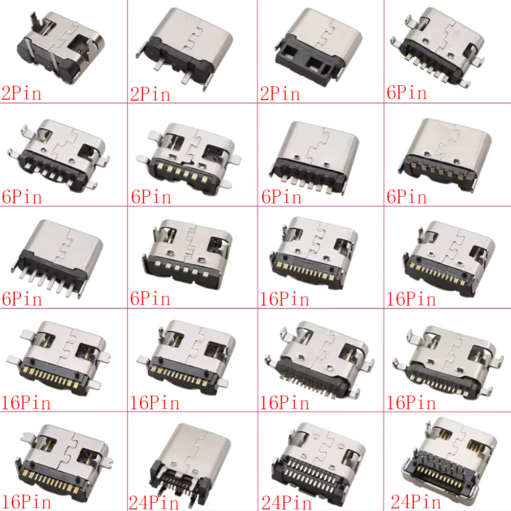 10Pcs USB Connector Type C Fem - Smd Solder Paste reseña y precio