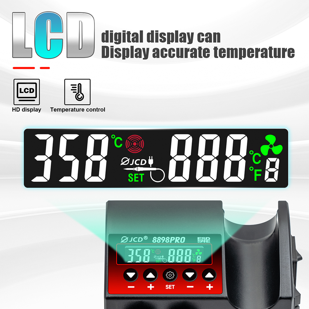JCD 8898Pro Soldering Station  - Smd Solder Paste reseña y precio