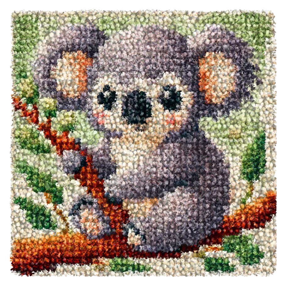 Cute Animals Embroidery Latch  - Diy Electronics Watch reseña y precio