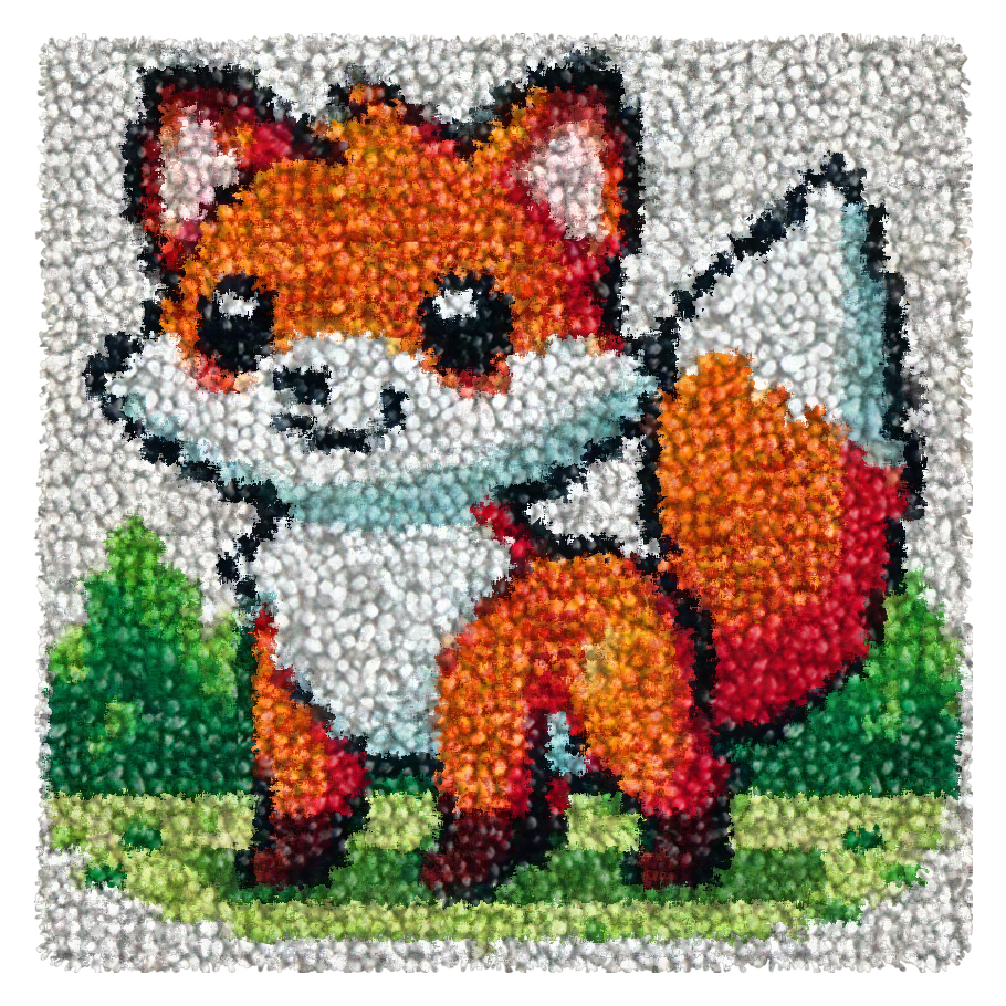 Cute Animals Embroidery Latch  - Diy Electronics Watch reseña y precio