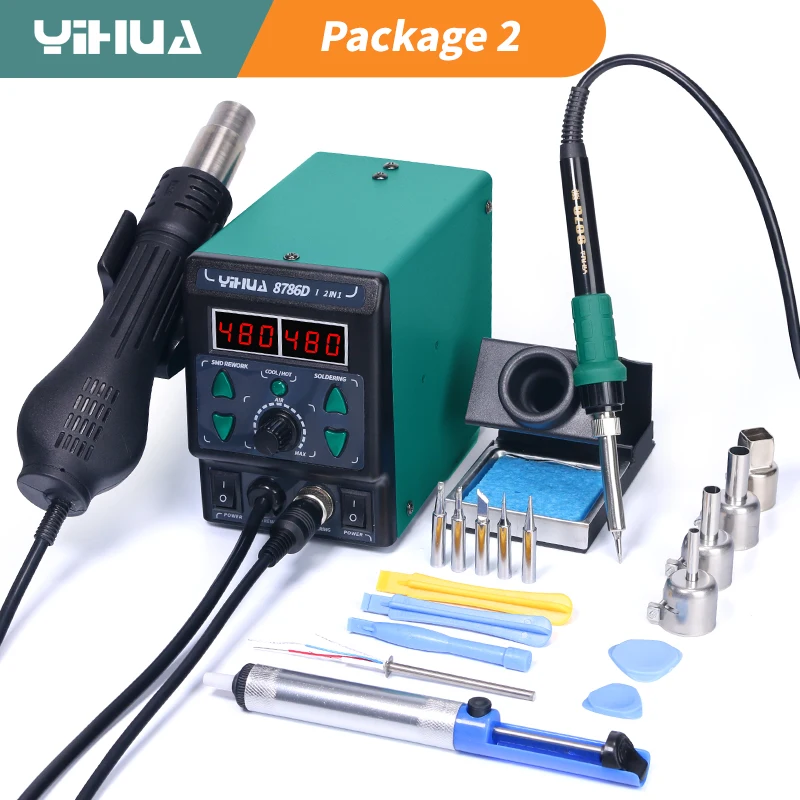 YIHUA 8786D Soldering Iron Hot - Smd Solder Paste reseña y precio