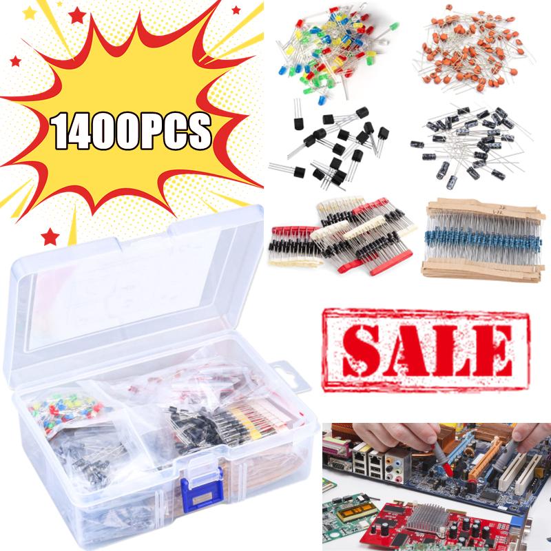 New 1400PCS Basic Electronic C - Capacitor Kit Assortment reseña y precio