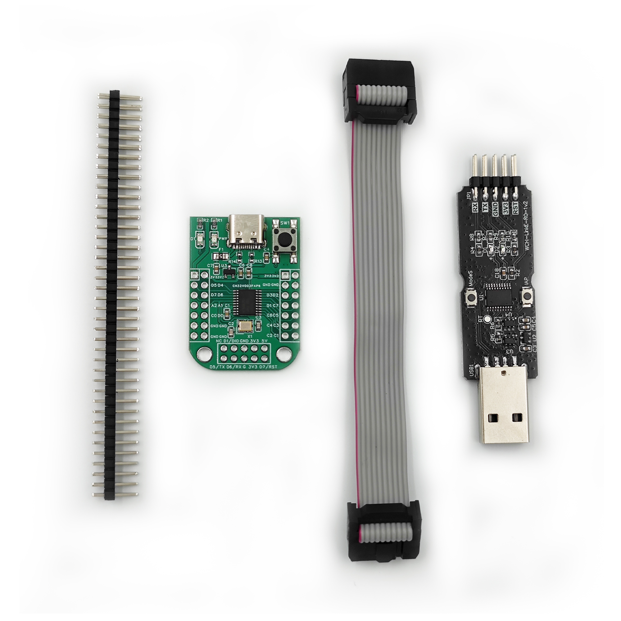 CH32V003 Kit 5IC Development b - Diy Electronics Board reseña y precio