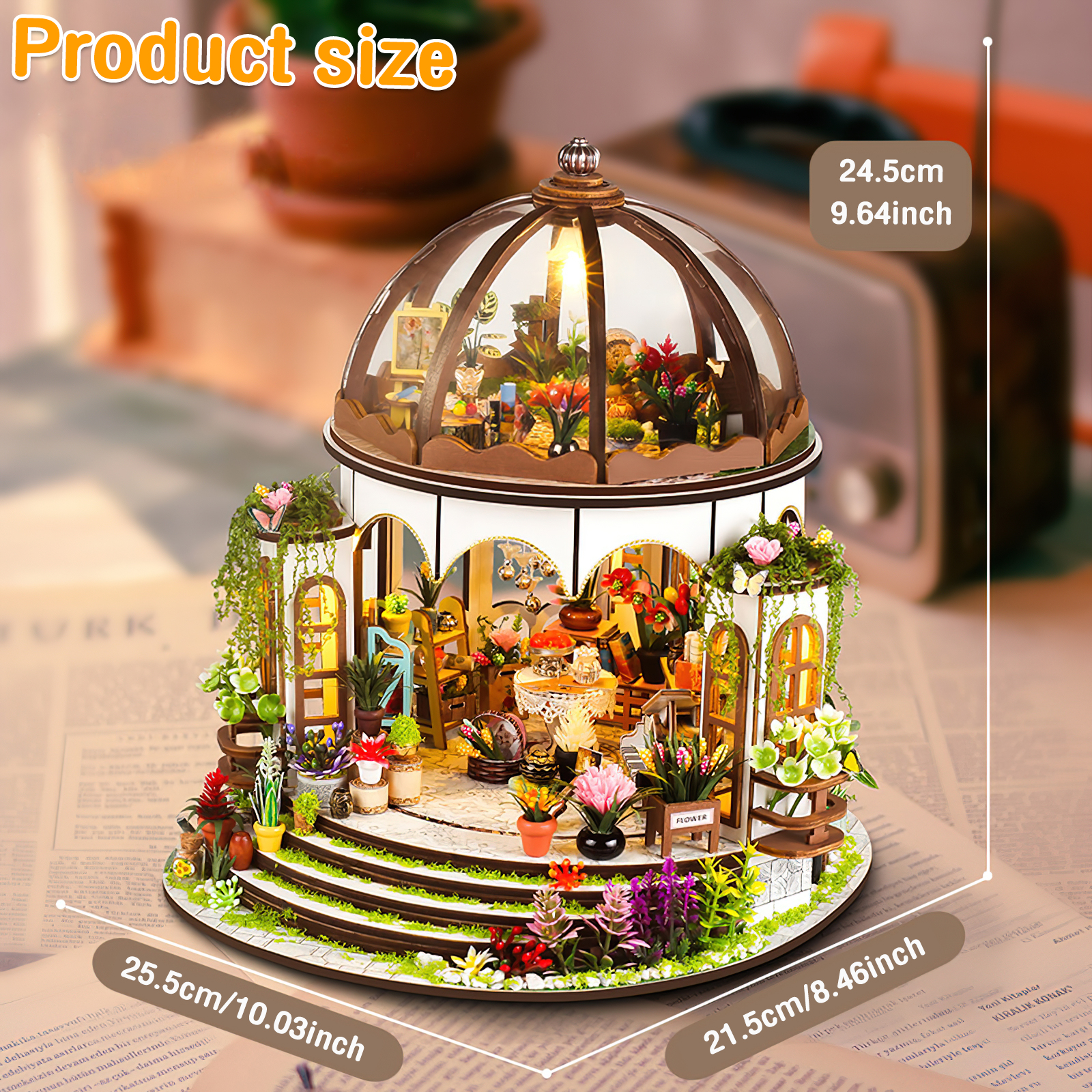 DIY Miniature Dollhouse Kit 3D - Diy Electronics News reseña y precio