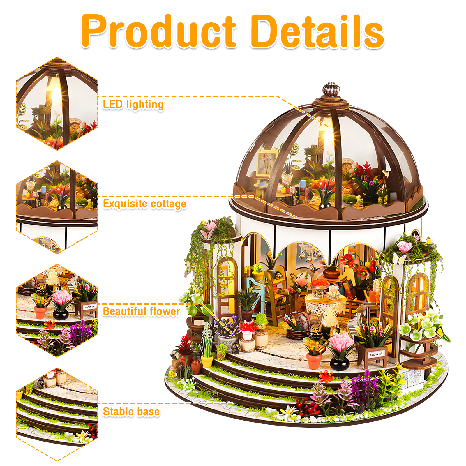 DIY Miniature Dollhouse Kit 3D - Diy Electronics News reseña y precio