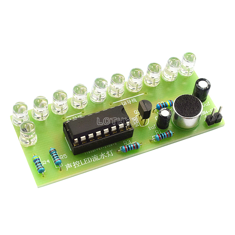 CD4017 Voice Control LED Water - Diy Electronics Com reseña y precio