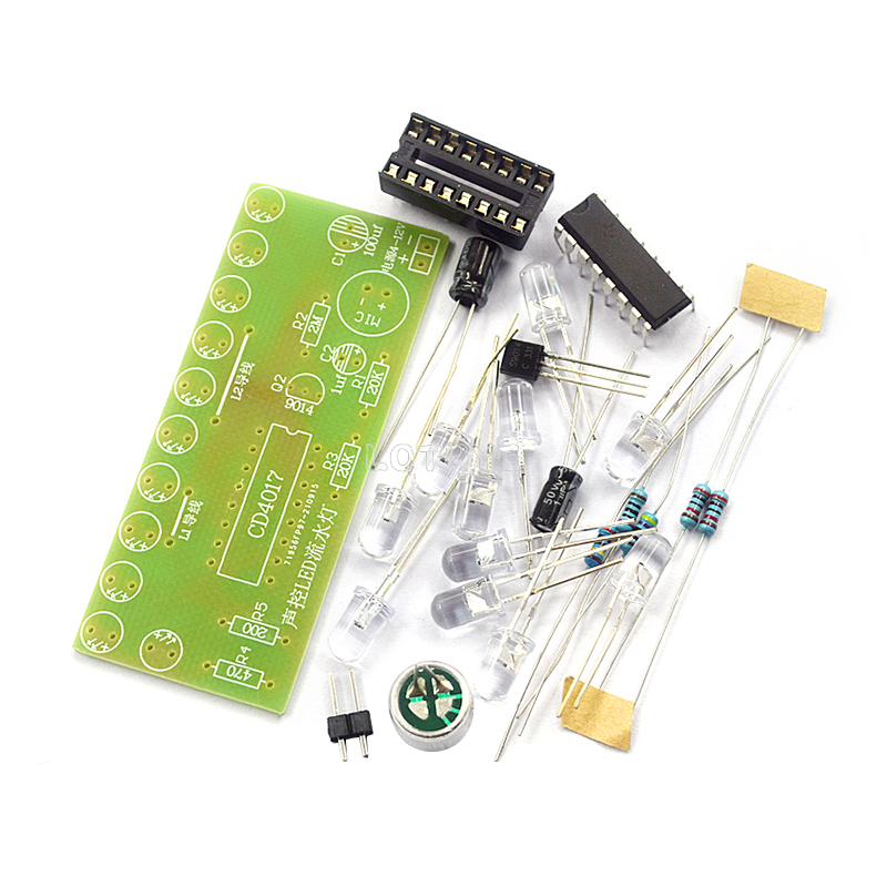 CD4017 Voice Control LED Water - Diy Electronics Com reseña y precio