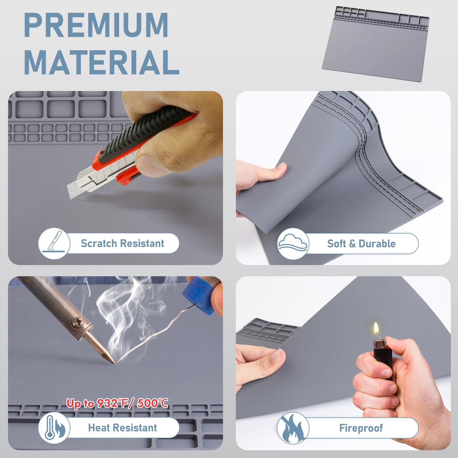 Magnetic Silicone Solder Pad 5 - Diy Electronics Watch reseña y precio