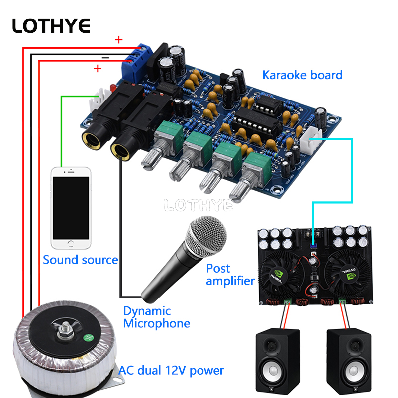 PT2399 Microphone Amplifier Bo - Diy Electronics Board reseña y precio