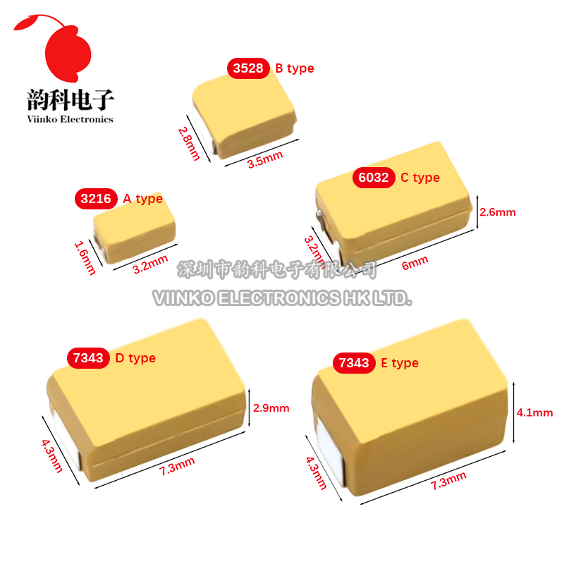 10pcs Type B 1UF 4.7UF 10UF 47 - Capacitor Kit Assortment reseña y precio
