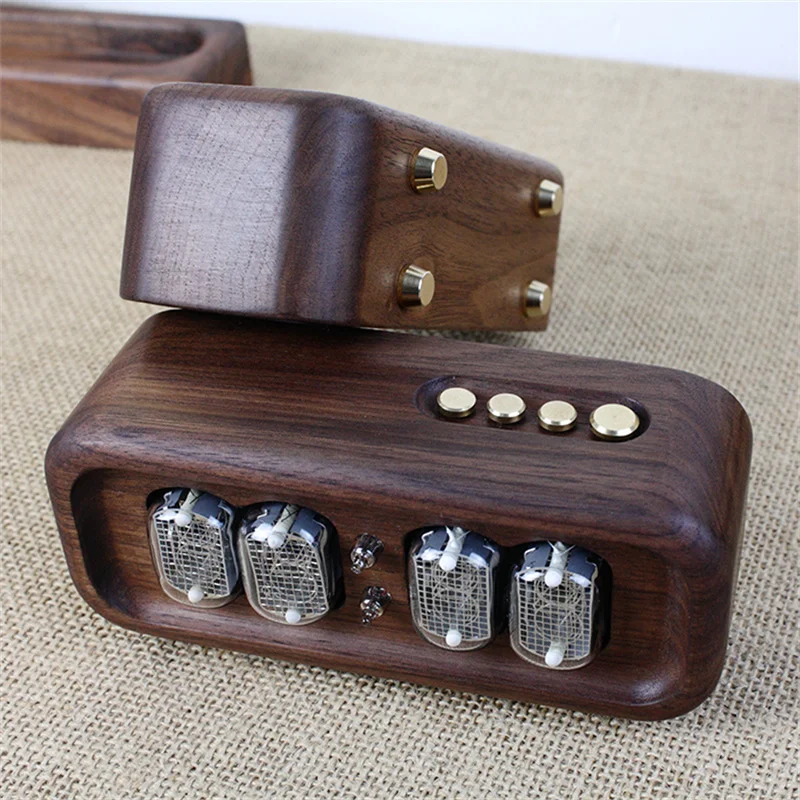 Black Walnut Solid Wood Glow D - Diy Electronics Table reseña y precio