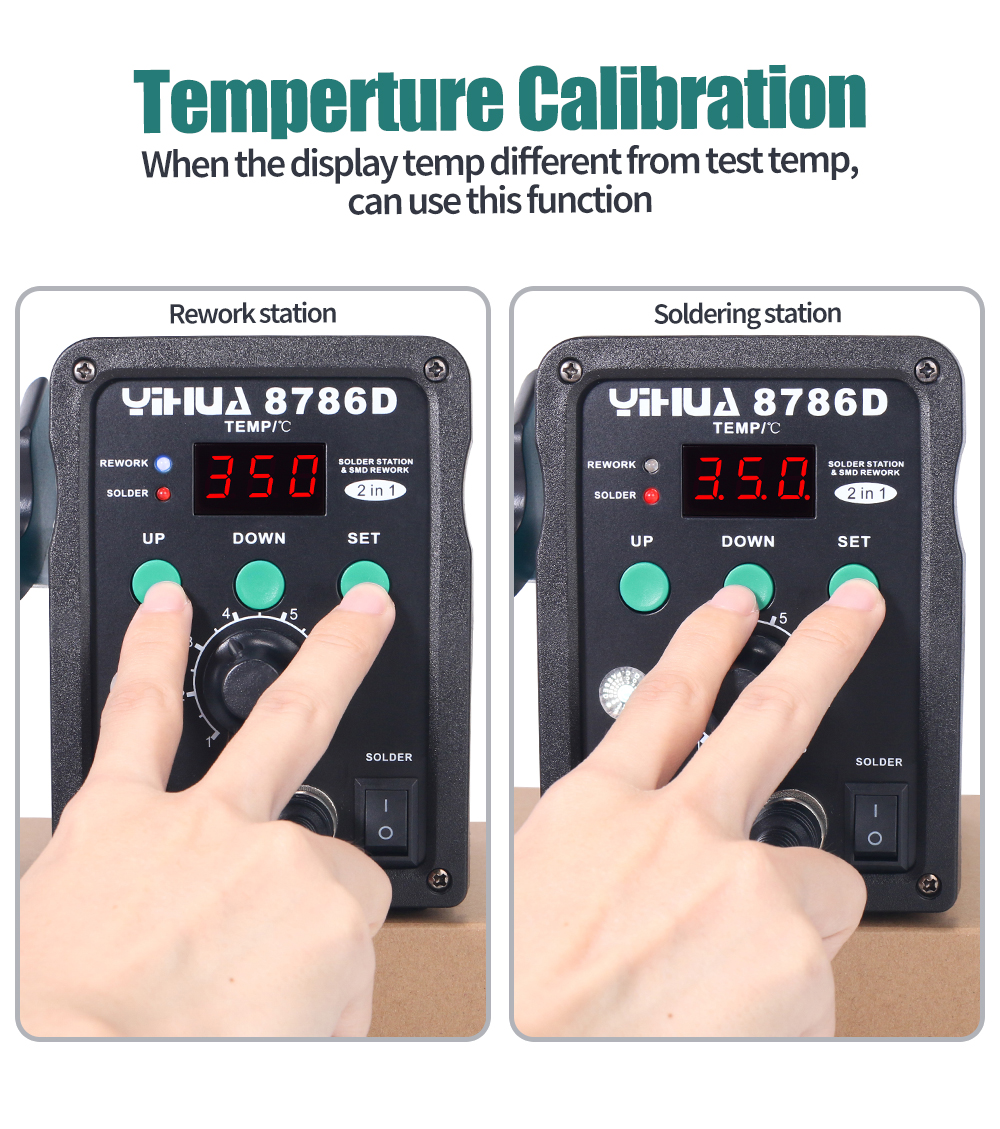 YIHUA 8786D Soldering Iron Hot - Smd Solder Paste reseña y precio