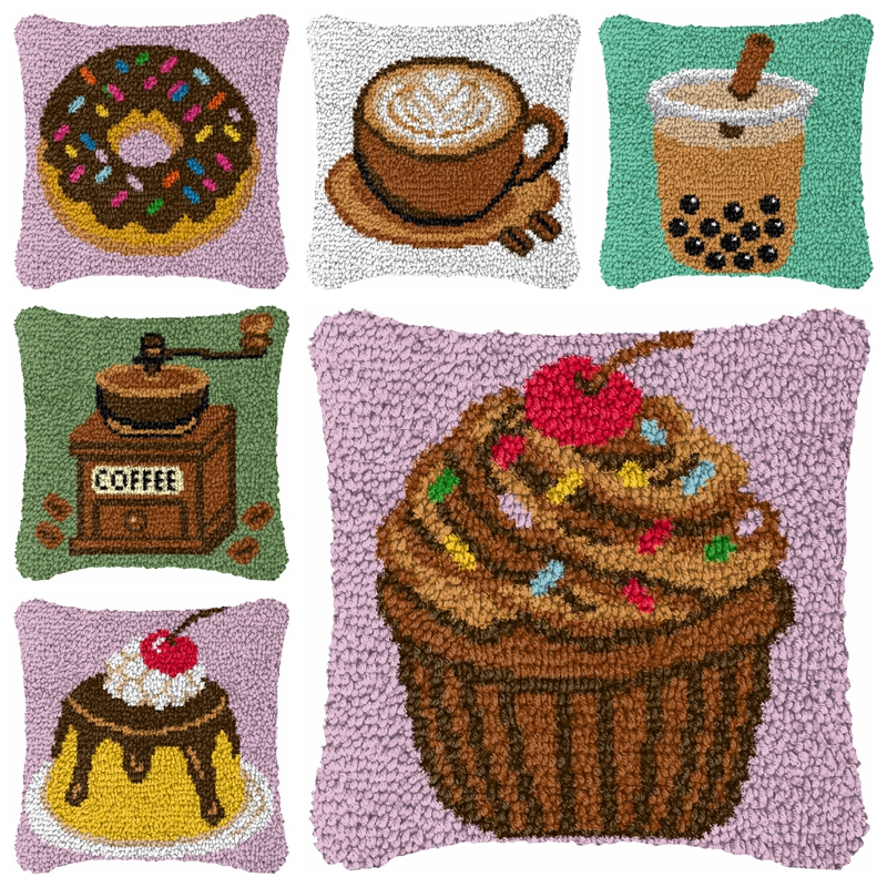 Cartoon Food Smyrna Latch Hook - Diy Electronics Watch reseña y precio