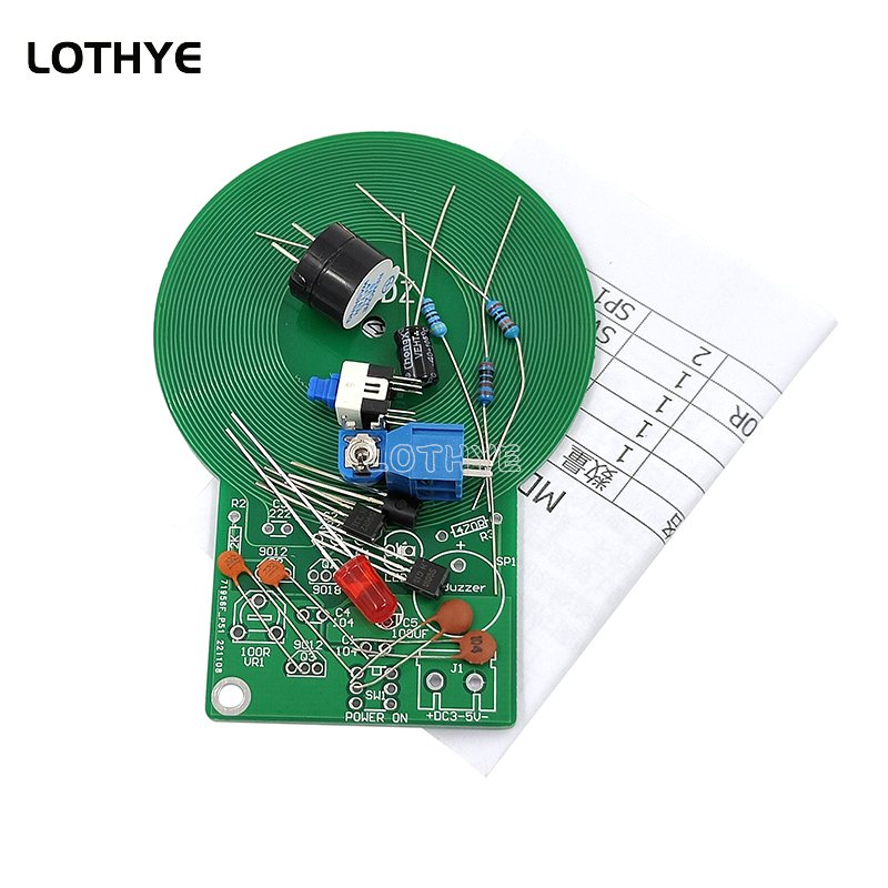 DC 3V-5V Metal Detector Kit DI - Diy Electronics Com reseña y precio