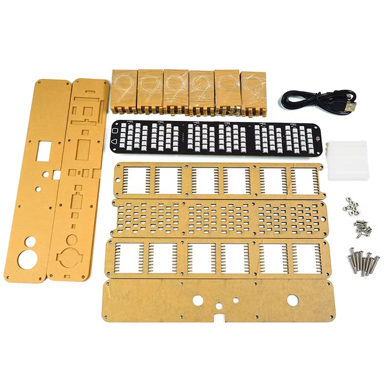 Glow Tube Clock Kit DIY Electr - Diy Electronics Table reseña y precio
