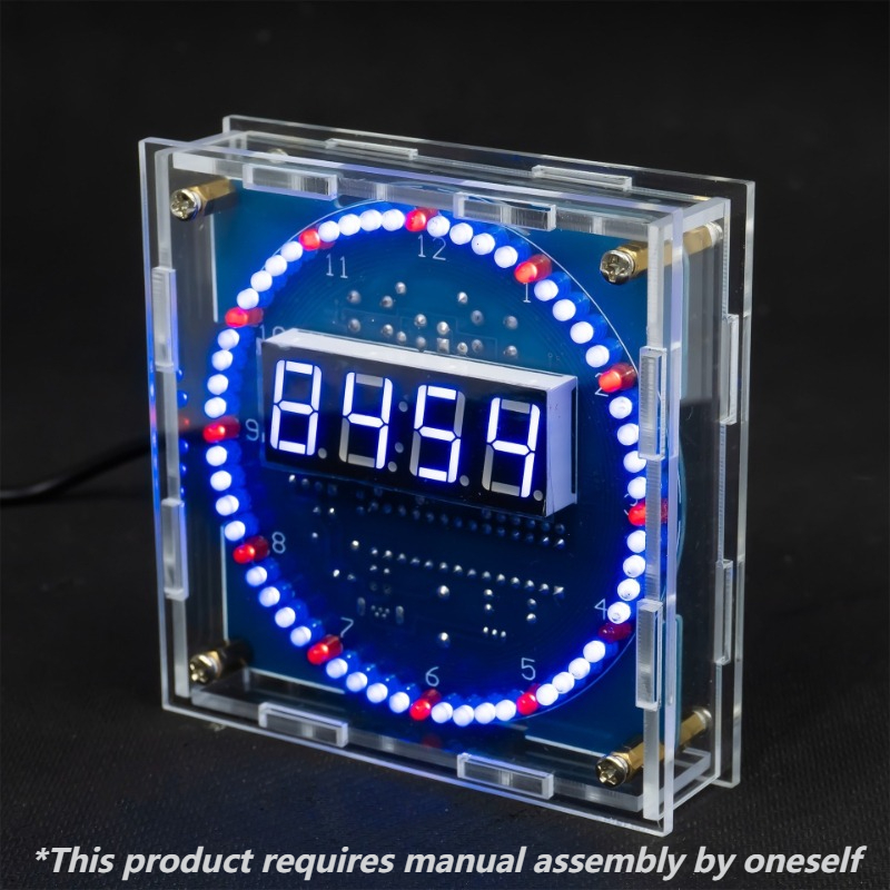 Electronic Clock DIY Light Con - Diy Electronics Table reseña y precio