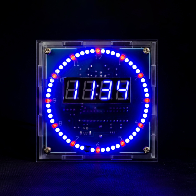 Electronic Clock DIY Light Con - Diy Electronics Table reseña y precio